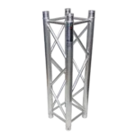 ProX F34 square truss segment 3.28 feet length showing aluminum construction and connector details