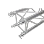 ProX F34 square truss segment showing 2-inch tube construction and 2mm wall thickness detail