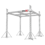 ProX F34 center cross connector detail showing professional stage truss junction and support structure