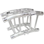 ProX F34 square truss 12 degree angle connector dimensional specifications and measurements diagram