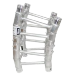 ProX F34 square truss 12 degree angle connector dimensional specifications diagram with measurements