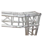 ProX F34 square truss 12 degree angle connector dimensional specifications diagram with measurements
