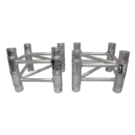 ProX 12 degree F34 square truss angle connector with 2mm wall thickness in professional stage setup
