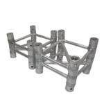 ProX 12 degree F34 square truss angle connector with 2mm wall thickness rear panel view