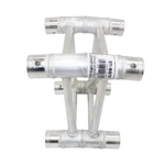 ProX 7 Degree F34 square truss angle connector installed on aluminum truss framework