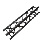 ProX F34 square truss segment black powder coated aluminum construction detail view