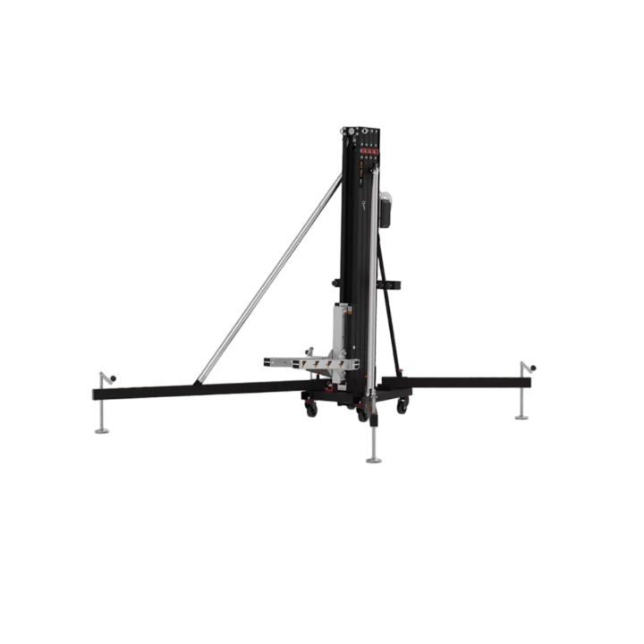 ProX FANTEK front loading lifting tower with line array adapter and hanging ring, 16 foot height