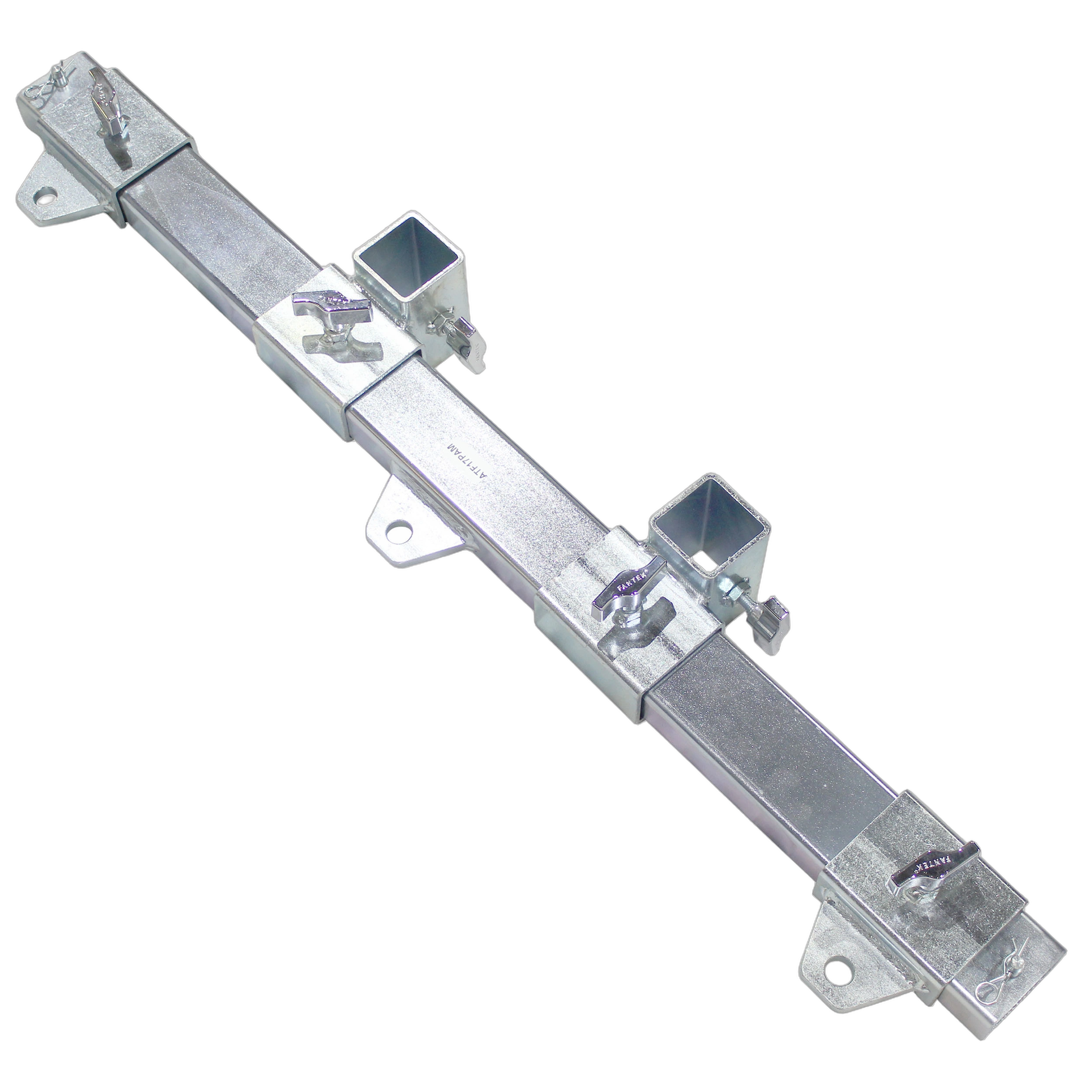 ProX FANTEK Line Array Adapter Hanging Ring Detail ProX FANTEK movable line array adapter with hanging ring attachment mechanism for lifting towers