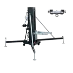 ProX FANTEK compact front loading line array tower system with lifting adapter and 728 lbs capacity
