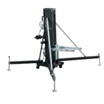 ProX FANTEK compact front loading line array tower system with lifting adapter and control mechanisms