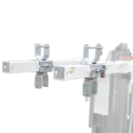 ProX FANTEK reversible truss adapter mounted on lift tower structural support system