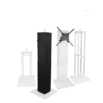 ProX Flex Totem TV adjustable stand height dimensions diagram showing 3ft to 6ft range specifications