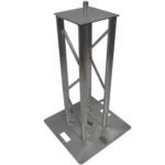 ProX Flex Tower Totem Package adjustable speaker stand with road case, side profile view