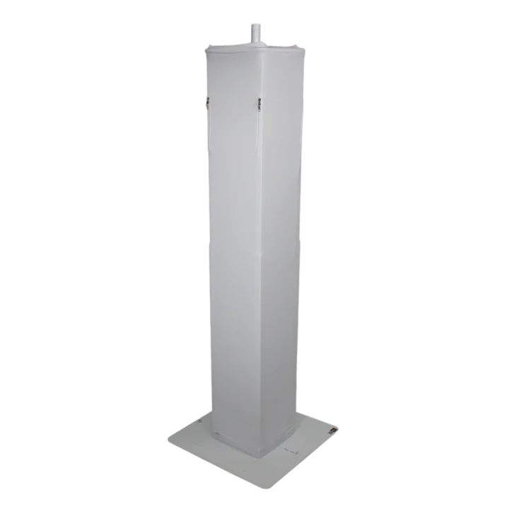 ProX Flex Tower TV replacement white lycra fabric scrim with black storage bag included