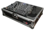 ProX flight case for 12 inch large format DJ mixers showing protective foam interior and durable construction