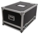 ProX Honeycomb Signature Series flight case for Allen & Heath dLive CTi1500 mixer with low profile wheels and pull handle