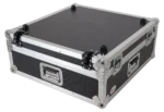 ProX flight case for Allen Heath QU6 digital mixer with dimensional diagram and specifications