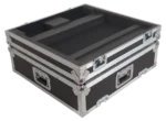 ProX flight case for Allen & Heath QU6 digital mixer with dimensions and specifications diagram