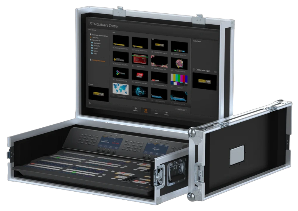 ProX Flight Case Blackmagic ATEM 2 M/E Advanced Panel ProX flight case for Blackmagic ATEM 2 M/E Advanced Panel mixer with protective foam interior and rugged exterior