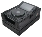 ProX flight case for Pioneer CDJ-3000 and Denon SC6000 PRIME large format CD media player, black exterior