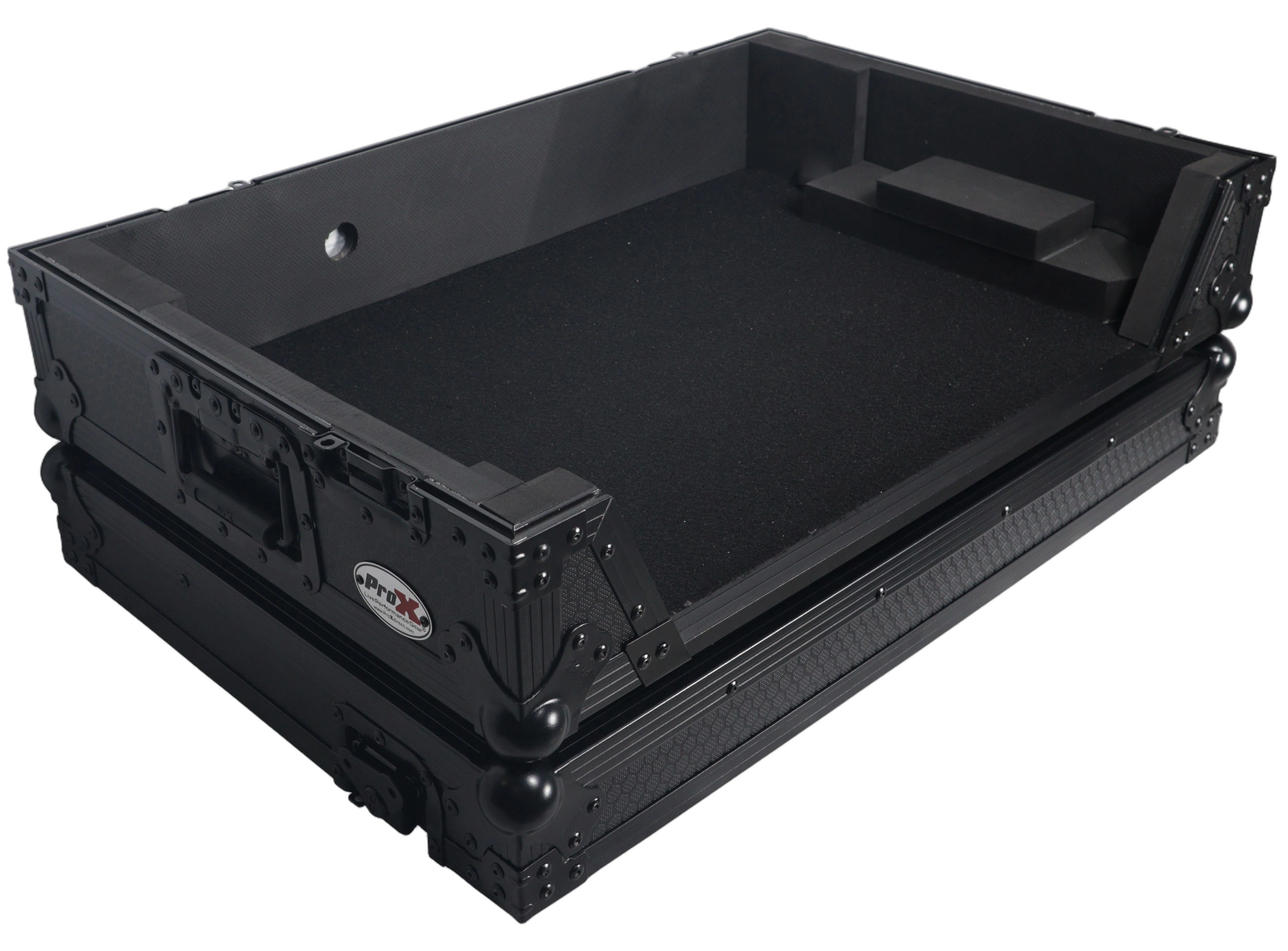 ProX Flight Style Road Case Pioneer DDJ-FLX10 Controller ProX flight case for Pioneer DDJ-FLX10 DJ controller with 1U rack space and wheels