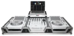 ProX flight case DJ coffin with Pioneer DJM-900NXS2 mixer and dual CDJ-3000 players in professional DJ setup