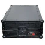 ProX flight case for Numark MixTrack 3 Pro controller with laptop shelf, black side profile