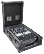 ProX flight case for Rane Seventy-Two DJ mixer with dimensional specifications and measurements diagram