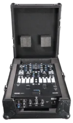 ProX flight case for Rane Seventy-Two DJ mixer with detailed dimensional specifications and measurements