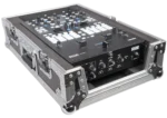 ProX flight case for Rane Seventy-Two DJ mixer showing detailed dimensional measurements and specifications