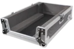 ProX flight case for Rane Seventy-Two DJ mixer showing detailed dimensional measurements and specifications
