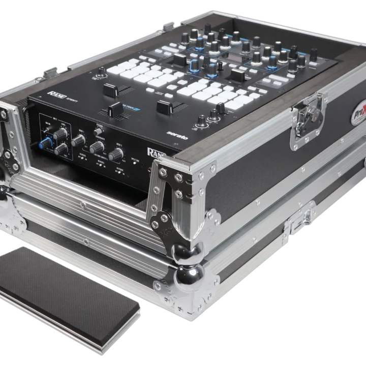 ProX flight case designed for Rane Seventy-Two and Rane Seventy DJ mixers, front view