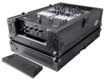 ProX flight case for Rane Seventy-Two DJ mixer, black exterior with protective padding