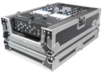 ProX flight case for Rane Seventy-Two DJ mixer showing protective foam interior compartments