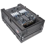 ProX black flight case designed for Rane Seventy-Two DJ mixer with protective foam interior