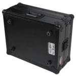 ProX flight case turntable foam kit close-up showing protective foam padding and interior compartment detail