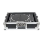 ProX flight case for turntable with universal foam kit interior compartments and protective padding
