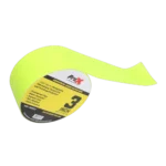 ProX fluorescent yellow commercial grade gaffer tape roll showing texture and adhesive surface detail