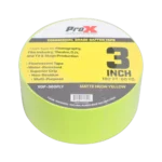 ProX fluorescent yellow commercial grade gaffer tape 60 yard roll, non-residue adhesive