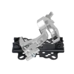 ProX folding plate with dual truss clamp mounting hardware detail showing clamp mechanism
