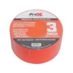 ProX fluorescent orange gaffer tape roll, 3 inch width, 60 yard commercial grade non-residue