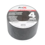 ProX 4 inch 60 yard matte black commercial grade gaffer tape roll with non-residue adhesive