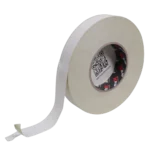 ProX matte white gaffer tape roll showing texture and non-residue surface detail