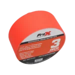 ProX fluorescent orange commercial grade gaffer tape roll showing 180 feet length and non-residue adhesive backing