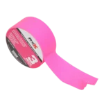 ProX 3 inch 180 feet pink commercial grade gaffer tape roll close-up detail view
