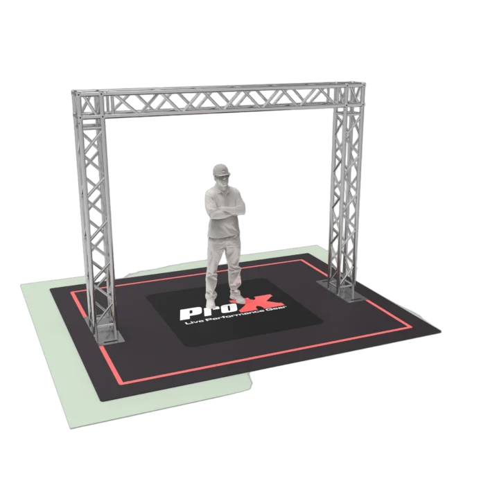 ProX Goal Post Truss System 11.75 ft wide 9.20 ft high heavy duty aluminum truss structure front view