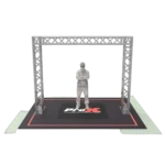 ProX Goal Post Truss System 11.75 ft width heavy duty 2mm aluminum truss detail view
