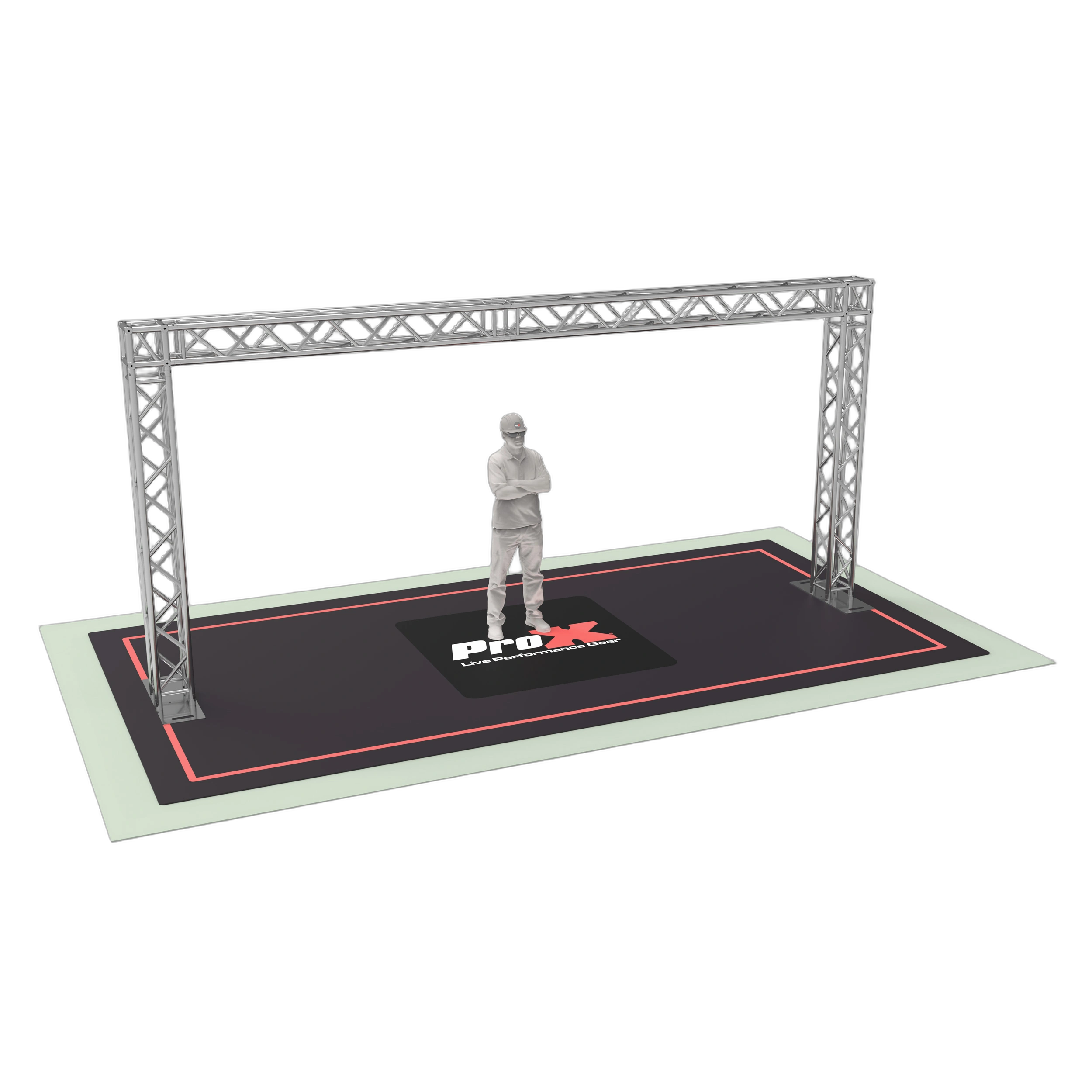 ProX Goal Post Truss System K Series Light Duty ProX Goal Post Truss System K Series light duty truss structure front view