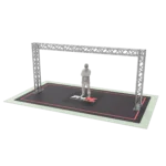 ProX Goal Post Truss System K Series light duty truss structure side angle view
