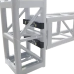 ProX grip block grapple bars for 12 inch BoltX truss with grade 8 bolts, black finish detail view